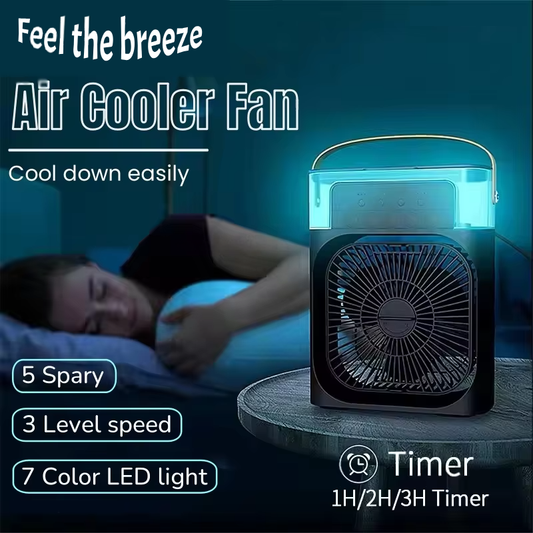 Xiaomi 3-In-1 Portable Fan Air Conditioners Fan with LED Night Light Household Small Air Cooler for Office Home Adjustable Fan